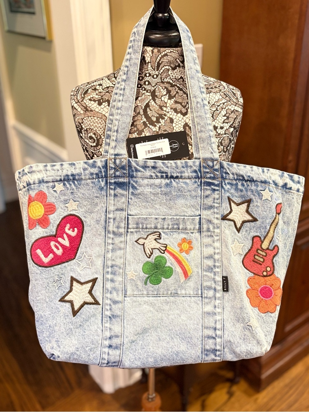 Billy T The Perfect Sized Denim Tote